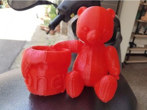 miele orso 3d print model - Mito3D