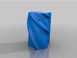 3 4 sarmal kaos Toplamak vazo fraktal çatı katı matematik mod 3d print model - Mito3D