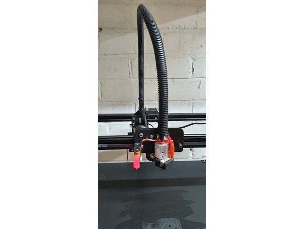 ender 5 cable apoyo 3D print model - Mito3D