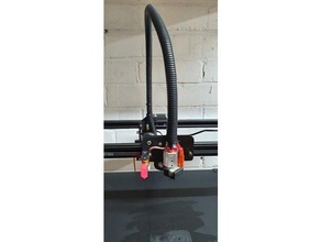 ender 5 cable support 3d print model - Mito3D