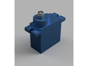 componentes modelo servo motor mg90s 3d print model - Mito3D