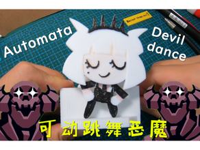 dance devil automata 3d print model - Mito3D