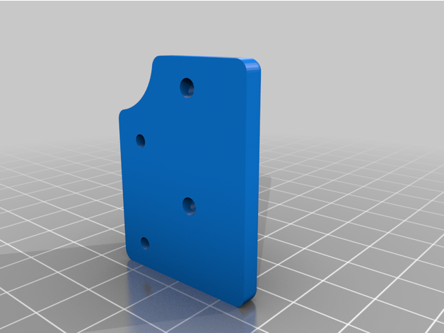 suporte tector barbatana filamento derramar extrudeur bmg 3D print model - Mito3D