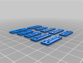 etiquetas identificativas para cableado 3d printer anet et4 bigtreetech skr 3d print model - Mito3D