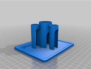 Benutzerdefiniert Plattform 50ml Reagenzgläser DIY Orbital Shaker v10 Biologie Diybio Homebrew 3d print model - Mito3D