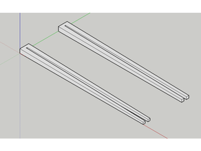 disposablechopsticks chopsticks 3d print model - Mito3D
