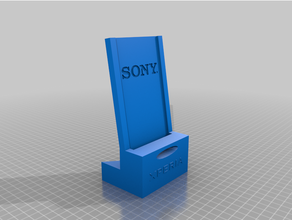 sony xperia mobile phone desk cradle 3d print model - Mito3D