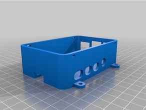 raspberry pi 4 case screw mount rasbperry 3d print model - Mito3D