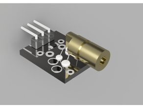 components model laser module keyes q37 lasermodule 3d print model - Mito3D