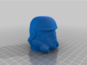 3d slash storm trooper helmet rev 3d print model - Mito3D