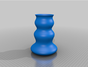 vase shape 2 flower pot 3d print model - Mito3D