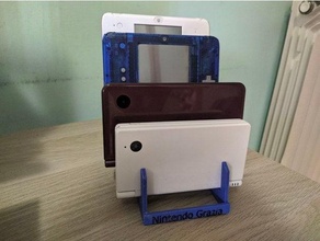 nintendo ds 3ds stand console dsi 2ds support video game 3d print model - Mito3D
