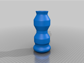 vase angle flower pot 3d print model - Mito3D