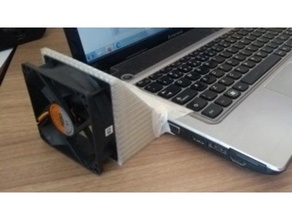 vacuum cooler 80mm fan notebook overheat overheating thermal vaccum 3d print model - Mito3D