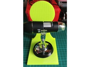 1000x numérique microscope supporter 3d print model - Mito3D