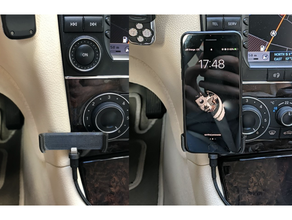 iphone 6 7 8 holder mercedes clk car phone stand smartphone w209 3d print model - Mito3D