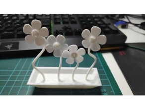 amore fiori fiore pentola 3d print model - Mito3D