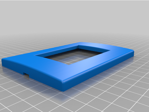 bticino light placca 3d print model - Mito3D