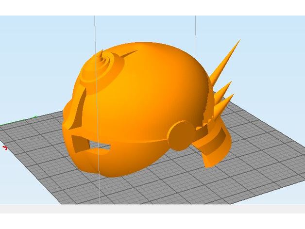 playmobil dragon helmet 3D print model - Mito3D