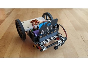 mikrobit + Lego robot robotbit 3d print model - Mito3D