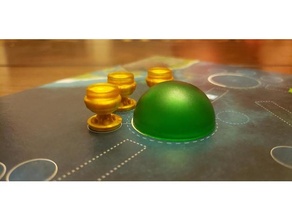underwater cities - buildings boardgame boardgames building city tabletop 3d print model - Mito3D