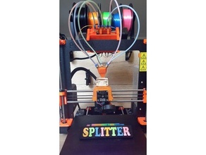 Splitter Licht 5 Farben Puffer DIY Hyperwürfel klipper mk3 mk3s mmu mmu2s multi Material Materialien Prusa Zahnpasta Presse 3d print model - Mito3D
