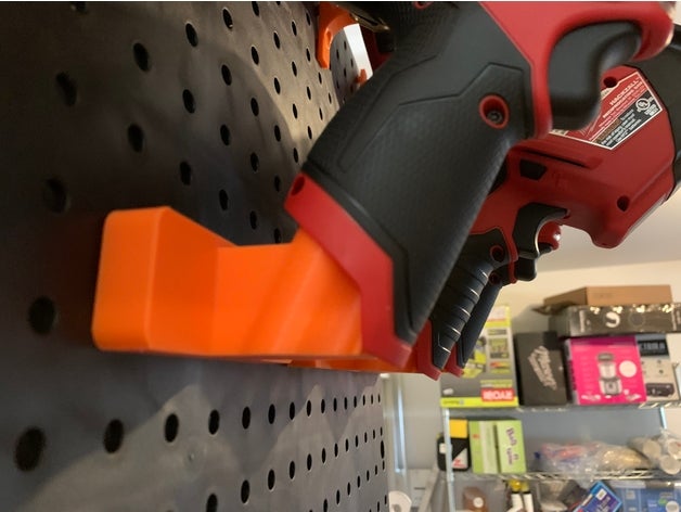 pannello forato montare milwaukee m12 utensili 3D print model - Mito3D
