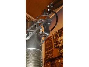 razer seir holder mic microphone seiren 3d print model - Mito3D