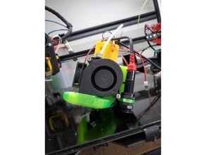 hemera fan ezabl mount 3d print model - Mito3D