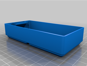 stackable assortment box 2x1 small parts storage container toolbox workshop 3d print model - Mito3D