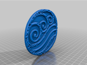 avatar airbender element coins air aang airbe earth elements water 3d print model - Mito3D