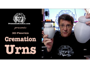 3d printed cremation urns ashes cremains cremated funeral remains urn 3d print model - Mito3D