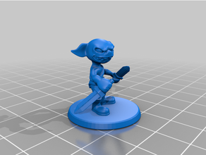 goblin scowl 3d print model - Mito3D