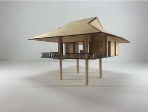 haïku maison inspiré 3d print model - Mito3D