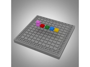 Block Symmetrie Tafel Spiel Brettspiel 3d print model - Mito3D