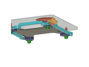 einstellbar bauen Teller 3d Drucker 3d print model - Mito3D
