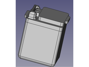 mini portable cendrier 3d print model - Mito3D