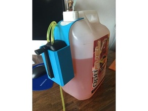 du-bro fuel pump holder 5litre container nitro rc airplane car helicopter 3d print model - Mito3D