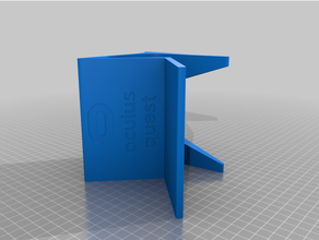 simple oculus quest stand display 3d print model - Mito3D