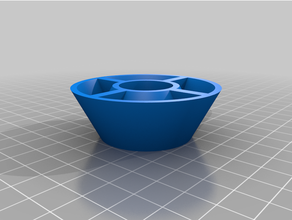 conos para soportes bobinas filamento 3d print model - Mito3D