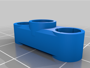 pista varilla enlace impar números 3l 23l centrar agujero Lego compatible 3d print model - Mito3D