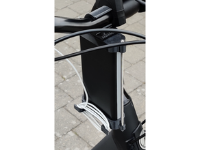 batteria pacco titolare supporto bicicletta accu batterypack morsetto 3d print model - Mito3D