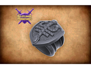 defense ring dnd miniature miniatures prop roleplaying rpg tabletop wargaming 3d print model - Mito3D