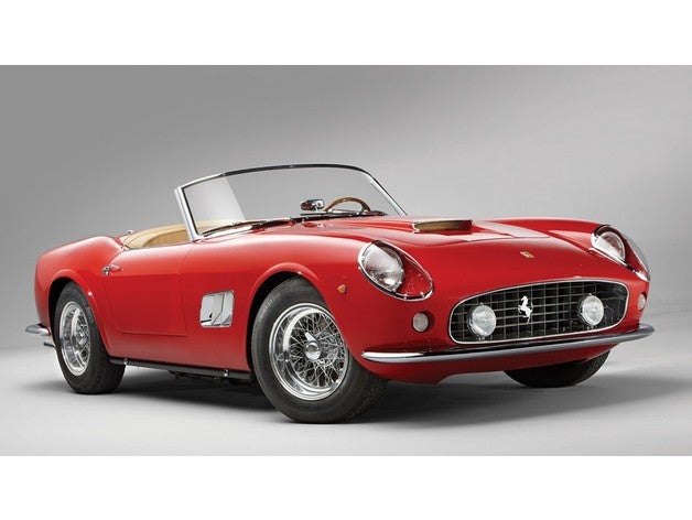 Ferrari 250 gt Califórnia 1958 1957 1959 1960 1961 1962 50s 60s carro 3D print model - Mito3D