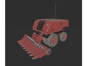 fallout 76 automated combine harvester combine fallout fallout 76 harvester 3d print model - Mito3D