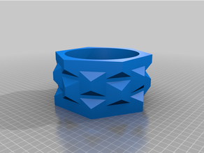 hexagonal flower vase 3d print model - Mito3D