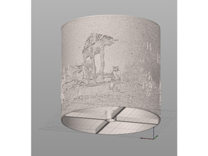 abajur 200 Estrela guerras tr tt decoração casa luminária 3d print model - Mito3D