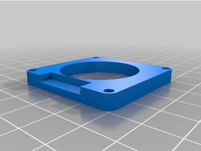anet a8 fan magnet mount 3d print model - Mito3D