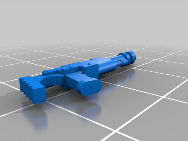 og láser rifle 3D print model - Mito3D