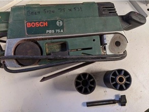 Bosch pbs 75a sander rulman değiştirme kemer tamir etmek yedek parçalar 3d print model - Mito3D